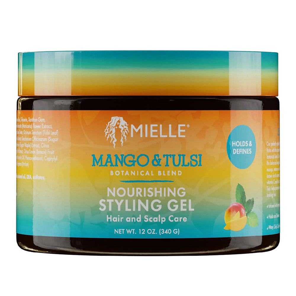 Mielle Organics Mango & Tulsi Nourishing Styling Gel, 12 Oz